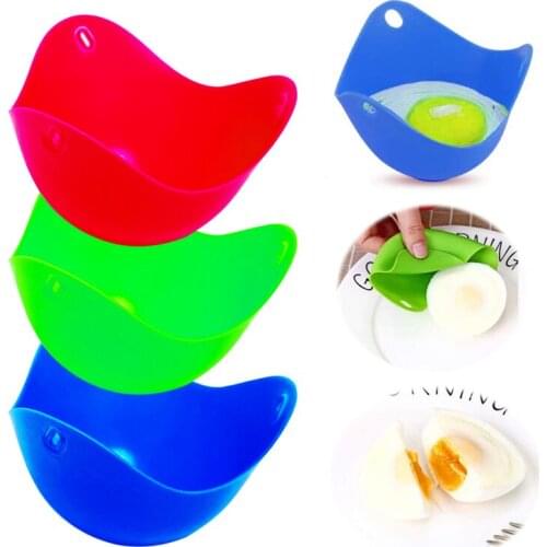 Teyaao 1pcs Silicone Egg Poacher Poaching Pods Pan Mould Egg Mold Bowl Rings Cooker Boiler Kitchen Cooking Tool