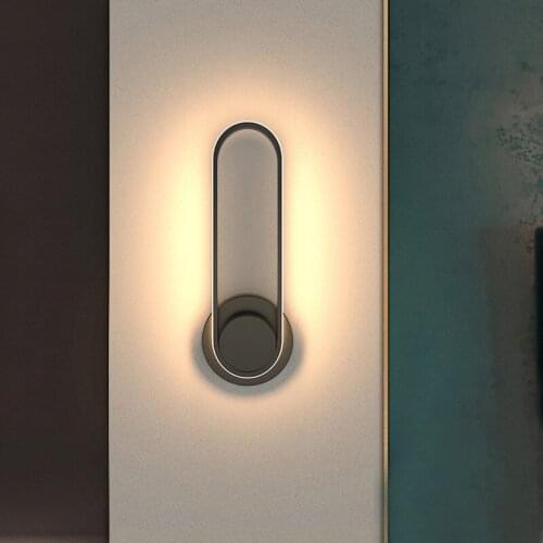 Modern Led Wall Light 110V 220V Fashion Bedside Bedroom Living Room Background Corridor Stair Porch Lamp
