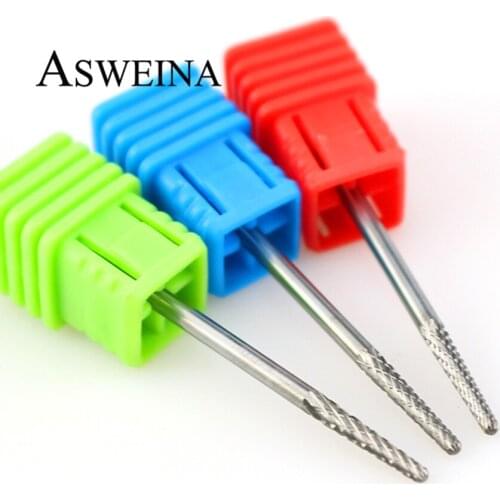 Carbide Nail Drill Bit Milling Cutter Burrs Electric Manicure Drills for Pedicure Machine Nail Gel Files Art Accessories