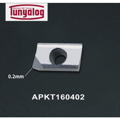 CNC APKT1135 PCD APKT1604 PCD Solid Tungsten Carbide Turning Milling Cutter Inserts for Aluminum Processing