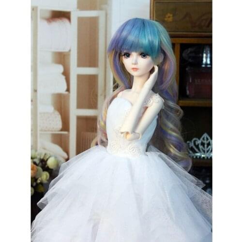 [wamami] 400# Elegant White Dress/Wedding Dress For 1/4 MSD DOD AOD DZ BJD Doll