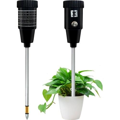 ZD-06 Handheld Soil pH Tester pH & Moisture Meter with 295mm Long Electrode Probe Waterproof Soil Tester Soil Plant Tester