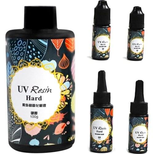 10/15/25/60/100ml Adhesive Glue Epoxy UV Resin Glue Transparent Glass UV Resin Hard Glue DIY Crafts Jewelry Making Accessories