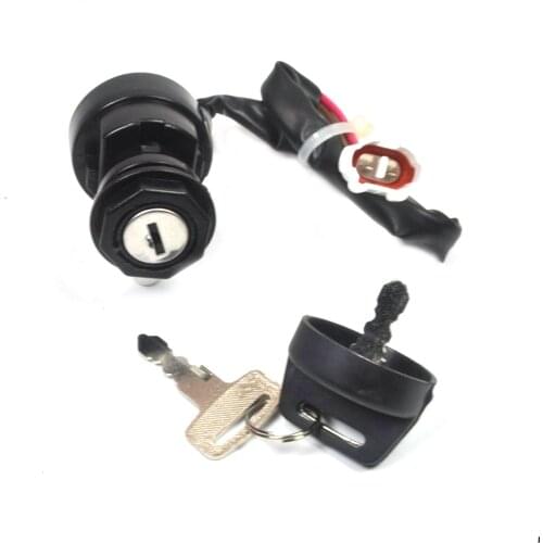 2 Pin Motorcycle ATV Ignition Key Switch With 2 Matching Keys For Yamaha YFM 350 Bruin 660R 700R Raptor 350X Warrior