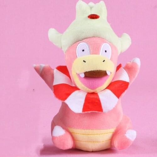 5pcs/lot Cute Anime Slowking Plush Toys Doll 21cm Slowking Pendant Soft Stuffed Animals Toys Doll Gifts for Children