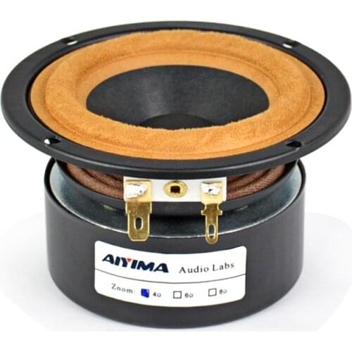 AIYIMA 1Pc 3Inch Audio Speaker 4 / 8 Ohm 20W Full Range Stereo Hifi Speakers For Car Modified Bluetooth Audio Unit Loudspeaker