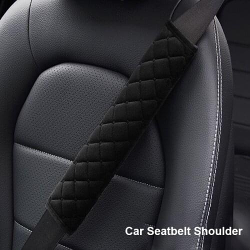 Car Interior Accessories Protection Seat Belt Cover Case For Toyota Corolla RAV4 Camry BMW E46 E39 E90 E60 F30 Peugeot 206 307