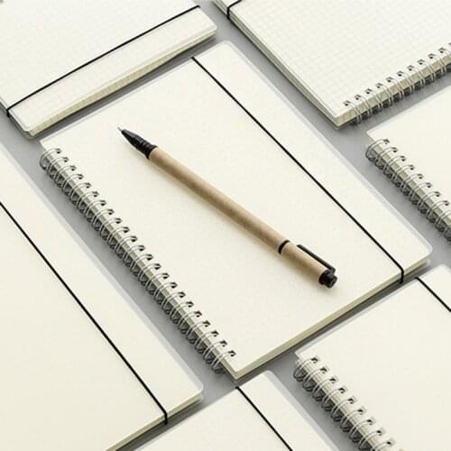 A6 A5 B5 Spiral Coil Book Notebook To Do List Line Dot Blank Grid Paper Journal Diary Sketchbook School Stationery Supplies