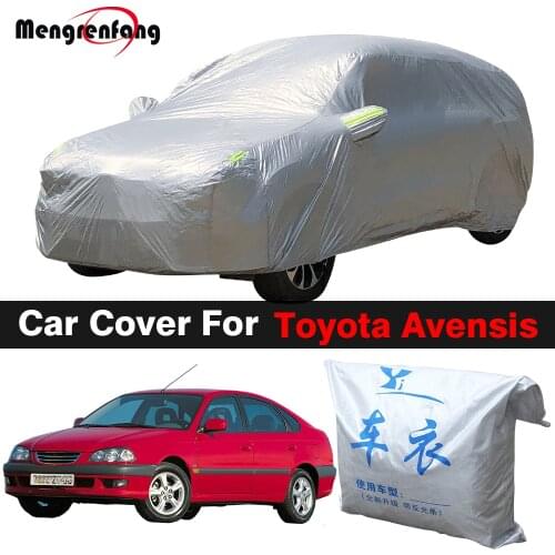 Full Car Cover Outdoor Anti-UV Sun Shade Snow Rain Ice Dust Resistant Auto Cover For Toyota Avensis