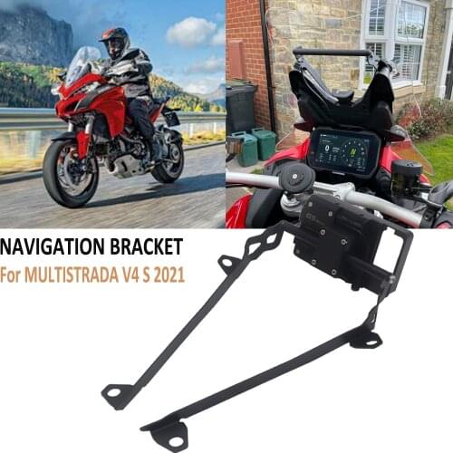 For DUCATI MULTISTRADA V4 S 2021 MULTISTRADA v4s Motorcycle Accessories Mobile Phone Navigation GPS Bracket Board