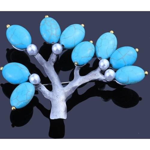 FARLENA Silver Brooches For Clothes