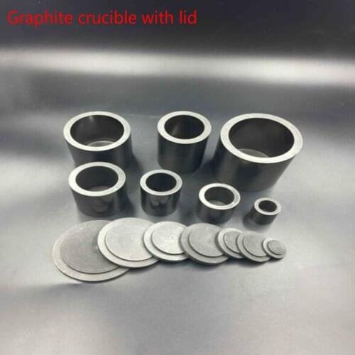 Graphite crucible with lid High-purity melting castings melting toolscan melt gold, silver, platinum and other precious metals