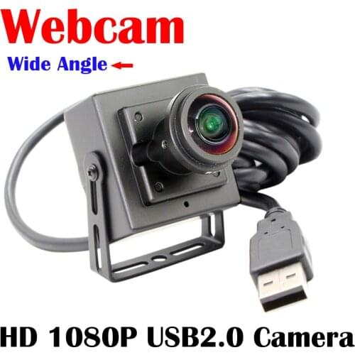 HD 2MP CCTV Security Webcam 1080P Mini CMOS OV2710 UVC OTG 30fps 5MP 1.8mm fisheye lens 170degree USB 2.0 CCTV Camera