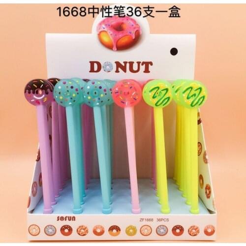 New Arrival Popular Styles Korean Version Lovely and Interesting Animals Silicone Gel Pens 36pcs/lot