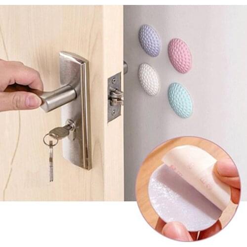 Self Adhesive Rubber Door Buffer Wall Protectors Door Handle Bumpers for Door Stopper Doorstop