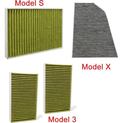 Replacement Activated Cabin Air Filter Element Air Cleaner For Tesla Model 3 Model X Model S Accessory Model3 Intake Protection