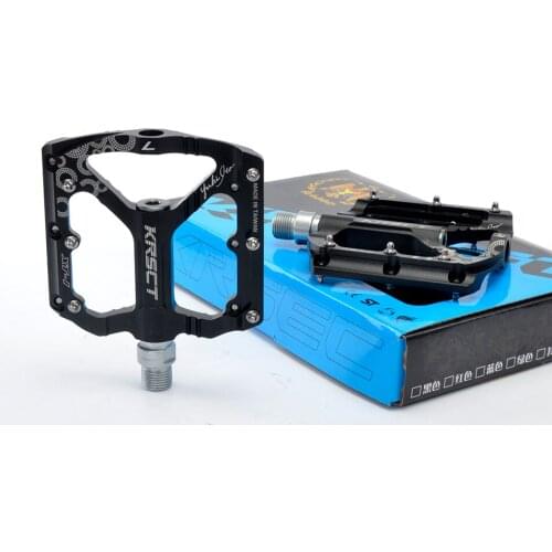 KRSCT Fahrrad Pedale Fahrrad Pedale 9/16 Zoll Spindel Universal Radfahren Pedale Aluminium Legierung Licht Bike Pedale