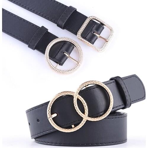 New styles Woman Waist Belts Fashion Luxury inlaid rhinestone pearl buckle high end Casual Ladies Belts accessories Waistband