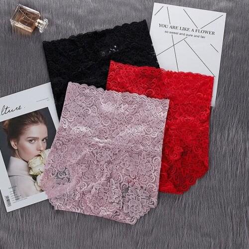 Women Panties Sexy Lace Underwear Woman Knickers Lace Panties Mesh Floral Lingerie Female Seamless Briefs Underpants Plus Size