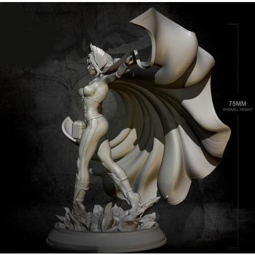 1PCS H75mm 1/24 Resin model kits figure DIY toy self-assembled