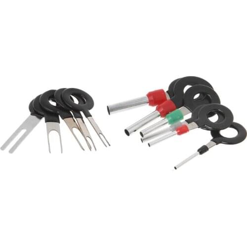 652F 18pcs Auto Car Plug Circuit Board Wire Harness Connector Crimp Pin Terminal Remove Tool