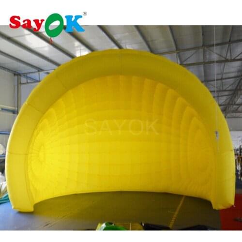 5xH3.6 m Giant Inflatable Advertising Tent with Air Blower for Exhibition Trade Show Business Rent
