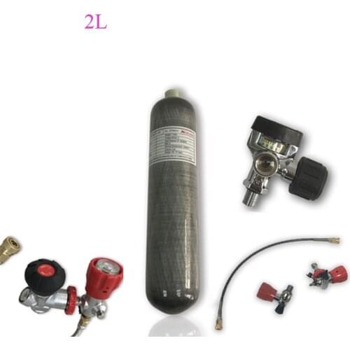 AC102 Acecare 2L PCP Carbon Fiber Cylinder HPA Paintball Tank Air Compressed Gun/Airsoft/Airforce For Hunting Condor With Valve
