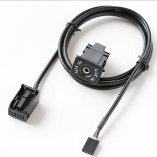 Car AUX-IN Interface Audio Cable For OPEL CD30 CDC40/CD70/DVD90 AUX-IN interface Panel AUX Audio Line