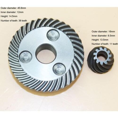 For Makita 9523NB FF-100A Angle Grinder Spare Parts Replacement Angle Grinder Gear Spiral Bevel Gear Set
