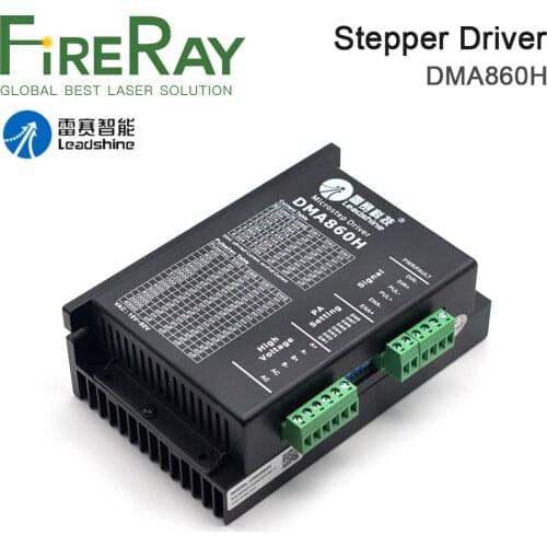FireRay Leadshine 2Phase DMA860H Stepper Motor Driver 18-80VAC 2.4-7.2A for Co2 Laser Cutting and Engraving Machine