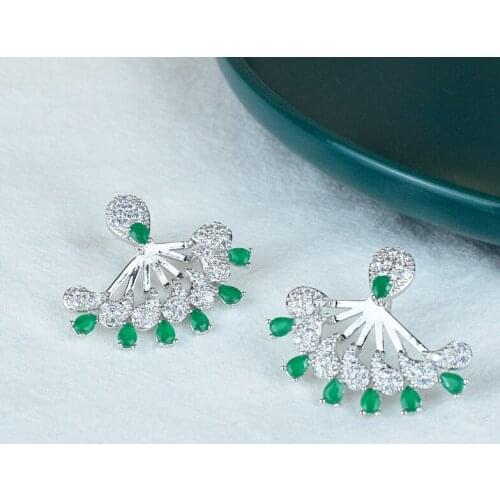 Hot brand pure 925 pure silver water drop zircon earrings, designed for women luxury jewelry, wedding anniversary accessories