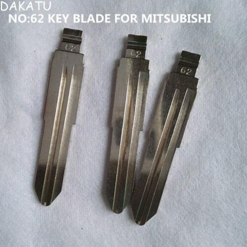 DAKATU NO.62 Car Key Blade For Mitsubishi Cowin Flip Remote Key Blade Replacement Left side