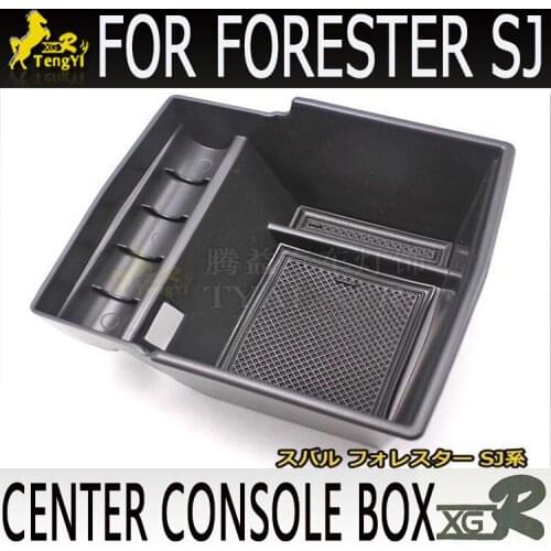 Xgr center console box storage box for forester 2013-2015 accessory car accessory body part