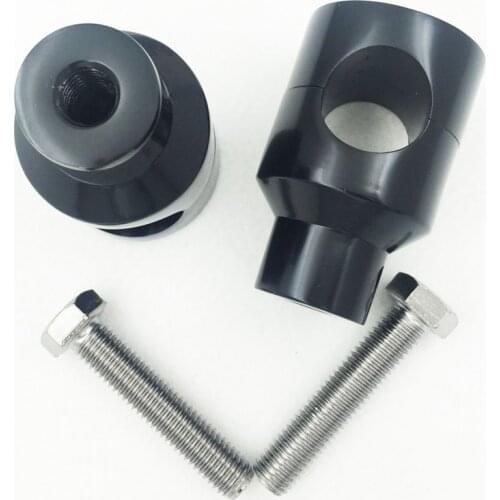 Motorcycle Parts Shorty For Harley Kawasaki Suzuki Yamaha Honda CHROME Shorty ROUND 1" Handlebar Riser