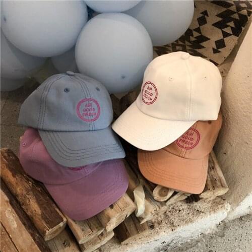 Mens Hat Snapback White Blue Letter Embroidery Kpop Baseball Cap for Women 2021 Spring/summer