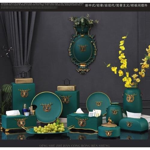 Nordic Luxury Tissue Boxes Creative Modern Leather Living Room Organizer Tissue Boxes Boite A Rangement Home Garden DB60ZJ