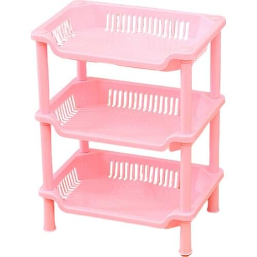 3 Layer Square Triangular Corner Bathroom Storage Rack Toiletry Holder Organizer Draining Design Space Saving Storage Box