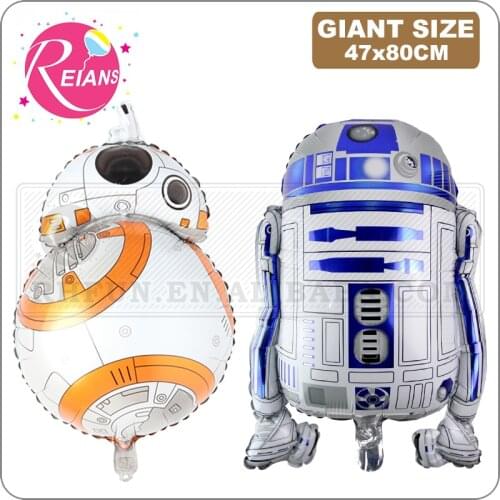 Movie super hero Cartoon balloons globos star fight BB8 R2D2 foil balloons Birthday party foil balloon decoration inflatable toy