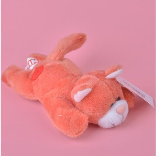 1 Pcs Orange Color Civet Cat Plush Fridge Magnet Toy, Kids Child Doll Gift Free Shipping