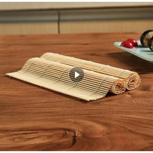 1pcs DIY Bamboo Sushi Maker Set Sushi Handmade Gadgets Sushi Curtain Rice Making Kits Roll Cooking Tools Non-slip Wear-resistant