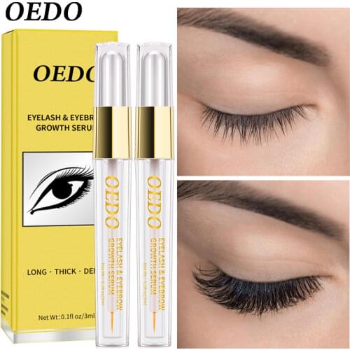 2PCS Eyelash Serum Treatments Lash Eye Longer Fuller Lengthening Eyebrow Growth Enhancer Eye Care Curling Eyelash Lifting Kit