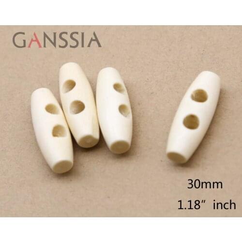 20pcs/lot Natural Color Olive shape horn buttons Wooden sewing button for garment Scrapbooking diy accessories (ss-1008)