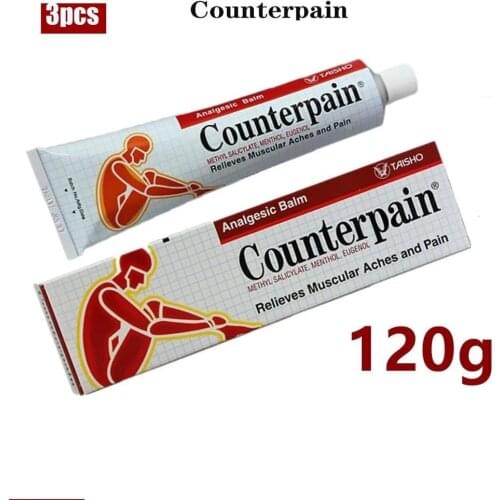3pcs 120g Thailand Counterpain Hot Analgesic Balm Relief Muscle Aches and Pain Relieve Pain Balm Rheumatoid Arthritis Ointment