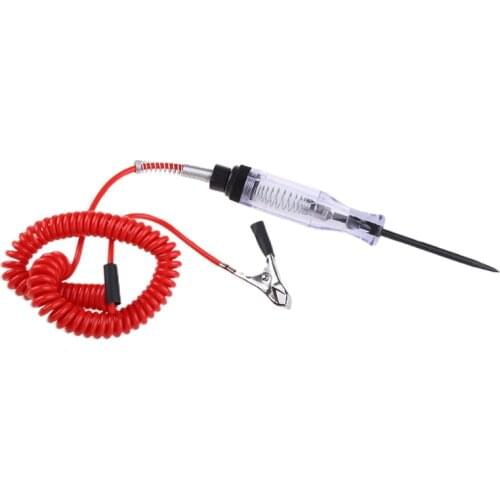 Auto 6V 12V 24V DC Car Truck Electric-Auto Wire Circuit Tester Car Test VoltMet Long Probe Pen Bulb Automobile Maintenance Tools