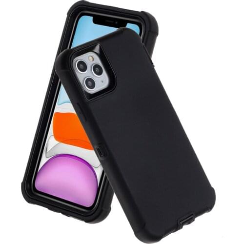 New Defend Case For iPhone 11 12 Pro Max Mini 7 8 6 Plus SE 2020 Cover Armor Plastic Shockproof Case for iPhone X XR XS MAX