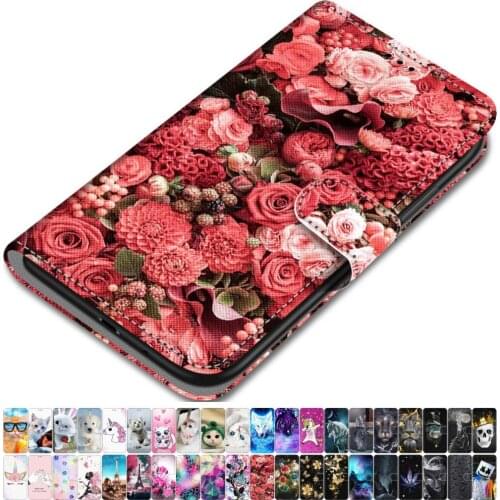 For Case Samsung Galaxy A20S A20E A2 Core A10S A10 PU Leather Phone Cover Animal Floral Tower Lovely Girl Boy Magnetic Box O08F