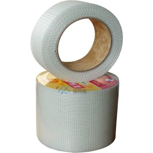 Pressure Sensitive Adbesive Grid Tape 8/13 Mesh Glass Fiber Waterproof Joint Connector DIY Wall Anti Crack Fiberglass Cloth
