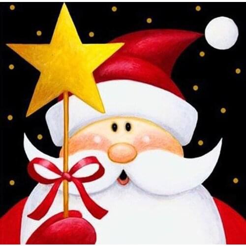 DIY 5D Diamond Painting Santa Claus Diamond Mosaic Christmas Diamond Embroidery Winter Full Round Drill Cross Stitch Home Decor