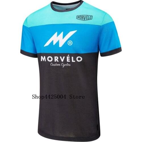 Morvelo Short Sleeve Crossmax Offroad Downhill Jersey DH MX AM Clothing MTB Cycling Jerseys Motorcycle Motocross Bike T-Shirts