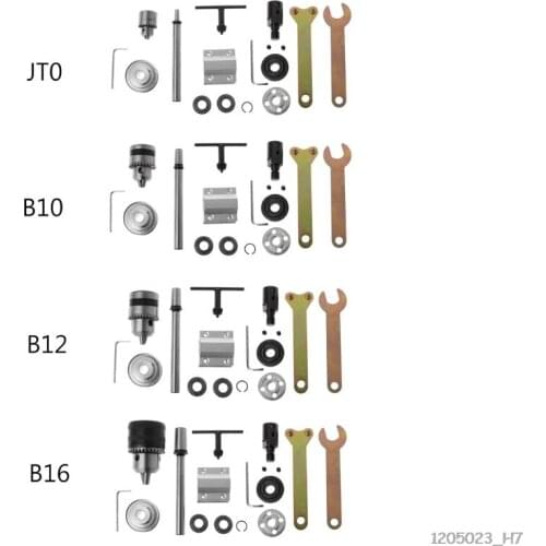 JTO/B10/B12/B16 Electric Drill No Power Spindle Assembly DIY Woodworking Cutting Grinding Small Lathe Trimming Belt Drill Chuck